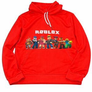 Roblox Master Skins Hooded Sweatshirt kids size Medium Graphic on both sides
